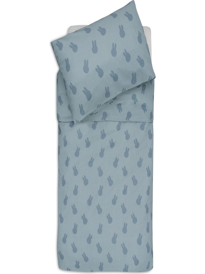 Housse de couette et taie pour enfant en coton Bleu - Kiabi