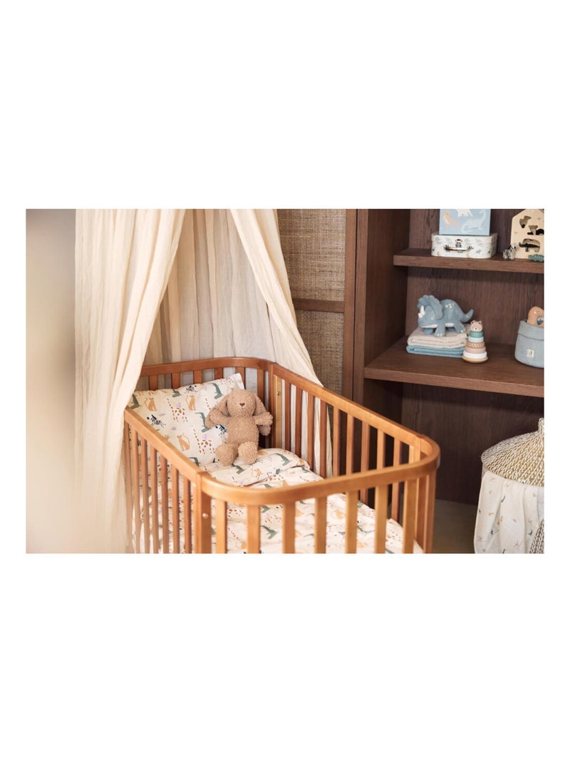 Housse de couette et taie pour enfant en coton Jollein Bleu - Kiabi
