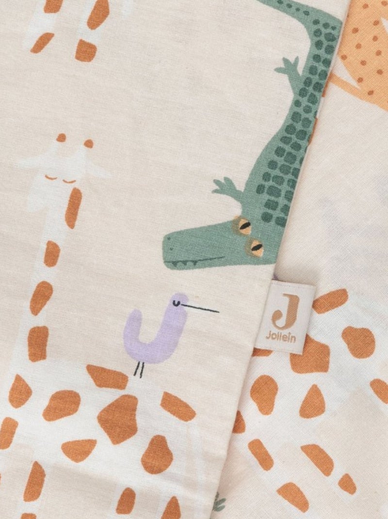 Housse de couette et taie pour enfant en coton Jollein Bleu - Kiabi