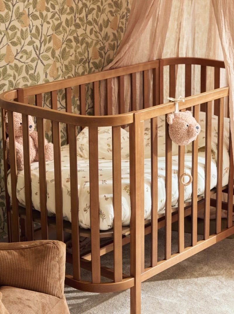 Housse de couette et taie pour enfant en coton Jollein Marron - Kiabi
