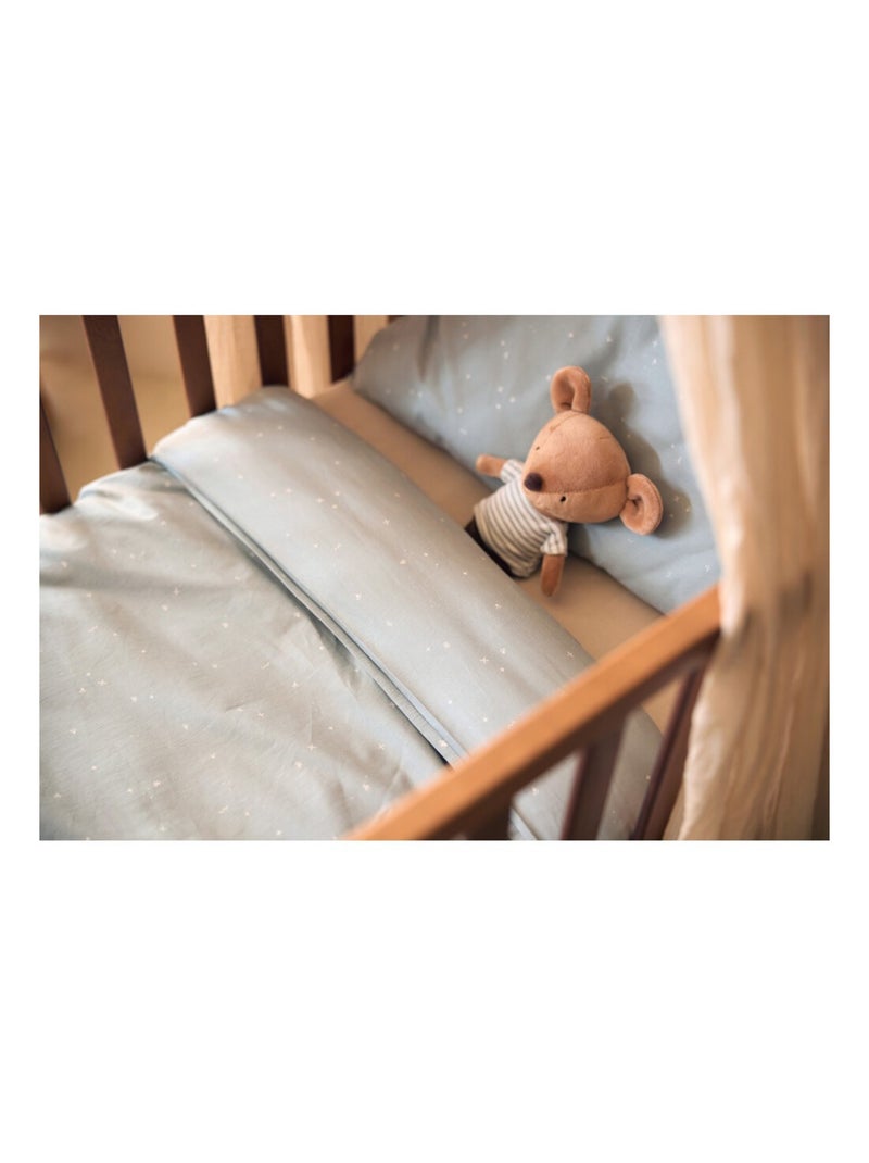 Housse de couette et taie pour enfant en coton Jollein Vert - Kiabi