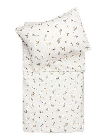 Housse de couette et taie pour enfant en coton