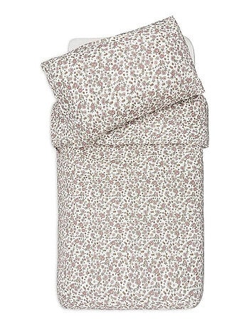 Housse de couette et taie pour enfant en coton