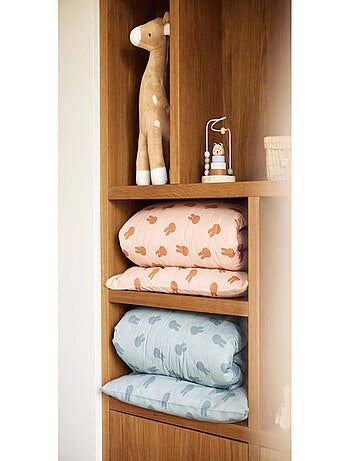 Housse de couette et taie pour enfant en coton