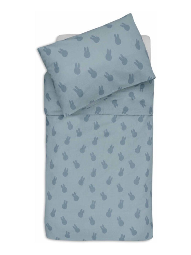 Housse de couette et taie pour enfant en coton Vert - Kiabi