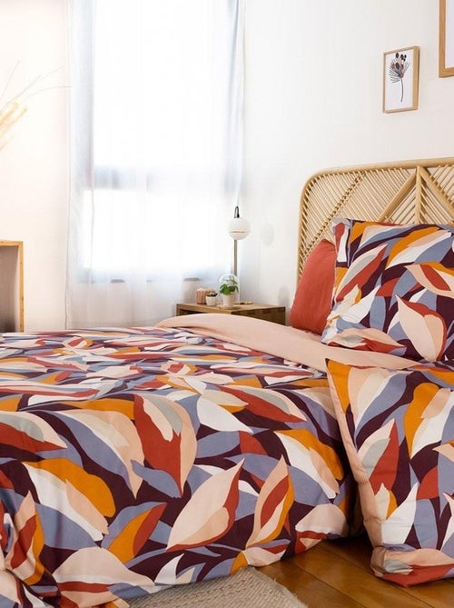 Housse de couette Exubérance + taie(s) microfibre - Kiabi Housse de couette Exubérance + taie(s) microfibre - Kiabi