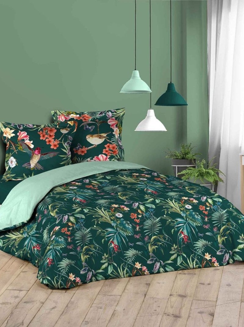 Housse de couette  Féérie + taie(s) coton Bleu - Kiabi