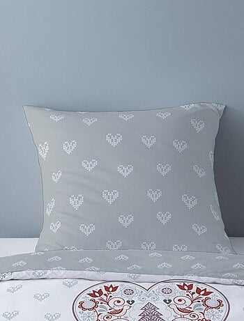 Housse de couette Flanelle 140x200 + 1 taie d'oreiller
