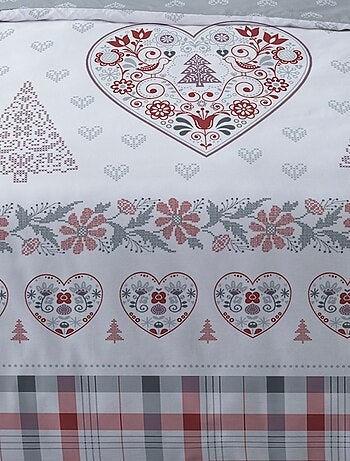 Housse de couette Flanelle 140x200 + 1 taie d'oreiller