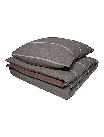 Housse de couette Flanelle 140x200 + 1 taie d'oreiller
