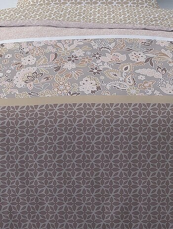 Housse de couette Flanelle 140x200 + 1 taie d'oreiller