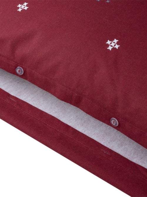 Housse de couette Flanelle 140x200 + 1 taie d'oreiller - Kiabi Housse de couette Flanelle 140x200 + 1 taie d'oreiller - Kiabi