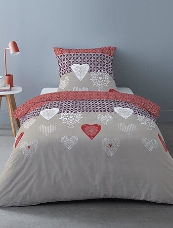 Housse de couette Flanelle 140x200 NATY + 1 taie