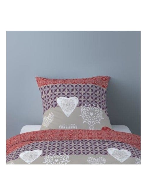 Housse de couette Flanelle 140x200 NATY + 1 taie - Kiabi