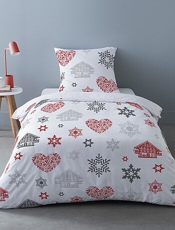 Housse de couette Flanelle 140x200 OANA + 1 taie
