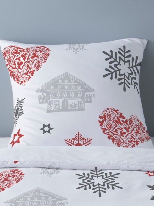 Housse de couette Flanelle 140x200 OANA + 1 taie - Kiabi Housse de couette Flanelle 140x200 OANA + 1 taie - Kiabi