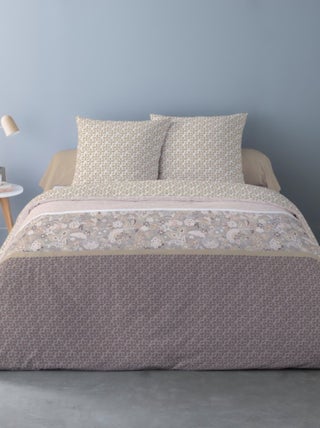 Housse de couette Flanelle 240x220 FRIDA + 2 taies