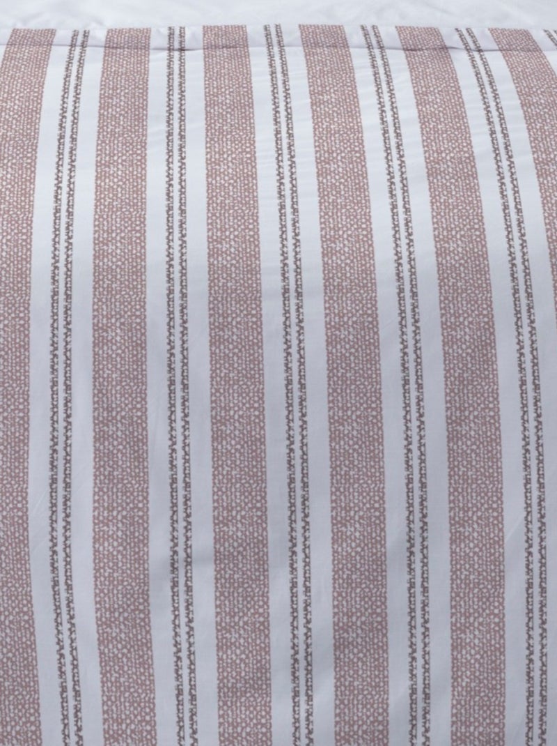 Housse de couette Flanelle 240x220 VEGA + 2 taies Gris - Kiabi