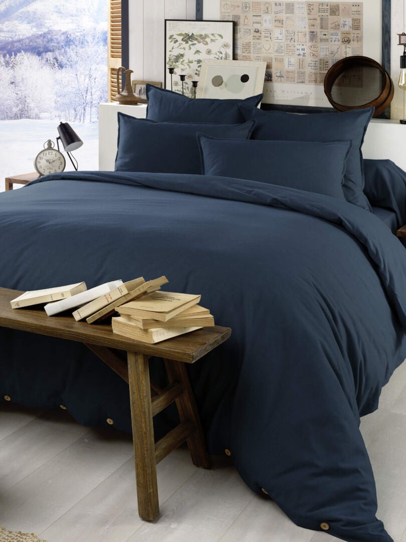Housse de couette bleu clair Terre De Nuit | La Redoute