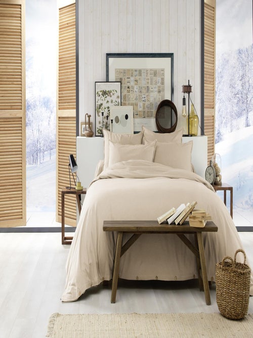 Housse de couette flanelle Collection Candice - Kiabi Housse de couette flanelle Collection Candice - Kiabi
