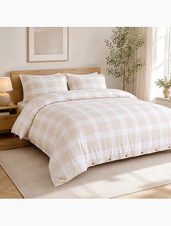 Housse de couette flanelle de coton hector