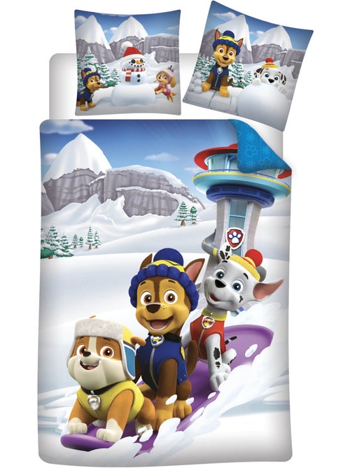 Housse de couette flanelle pat patrouille licence officielle nickelodeon 140x200cm + taie 65x65cm - Kiabi Housse de couette flanelle pat patrouille licence officielle nickelodeon 140x200cm + taie 65x65cm - Kiabi