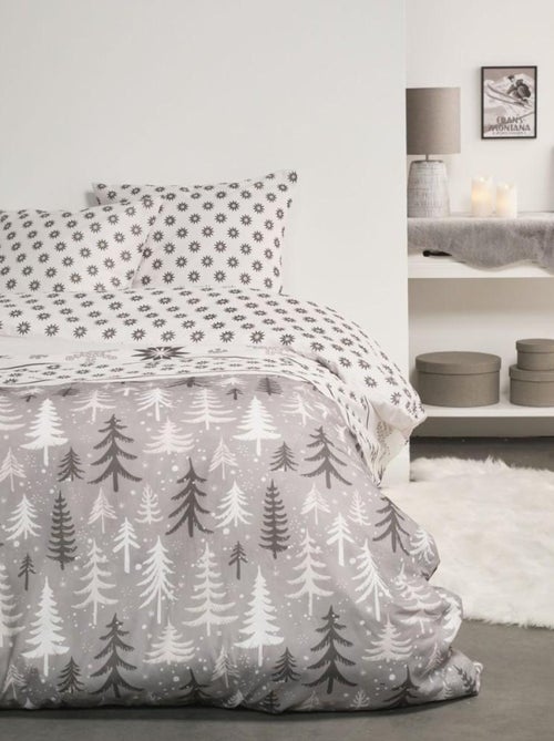 Housse de couette  flanelle Today 2.13 + taie(s) 100% coton - Kiabi