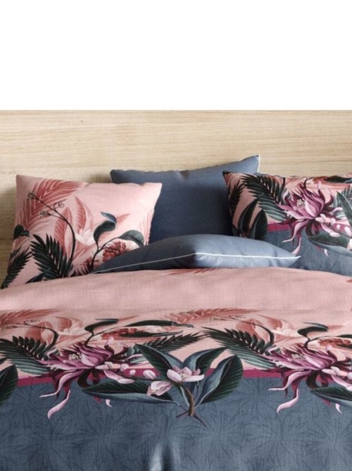 Housse de couette FLORA + 2 taies coton 57 fils - Kiabi Housse de couette FLORA + 2 taies coton 57 fils - Kiabi