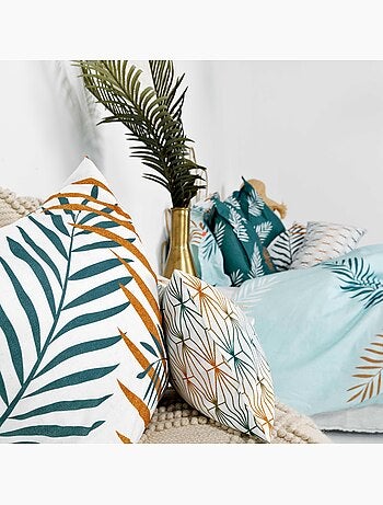 Housse de couette Foliage mint "Happyfriday