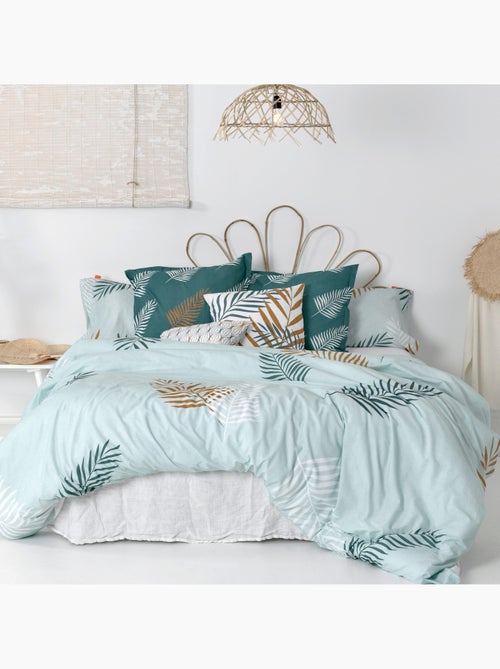 Housse de couette Foliage mint "Happyfriday" - Kiabi Housse de couette Foliage mint "Happyfriday" - Kiabi