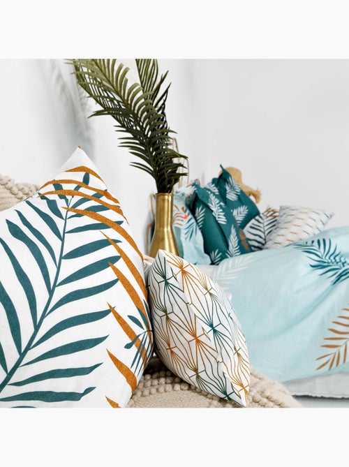 Housse de couette Foliage mint "Happyfriday" - Kiabi Housse de couette Foliage mint "Happyfriday" - Kiabi