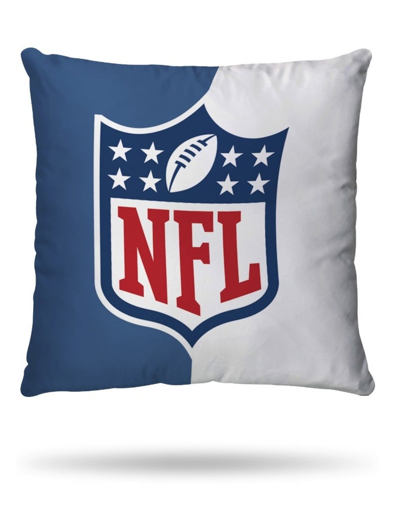Housse de couette Football Américain Logo NFL 140x200 cm - 100% Coton - Bleu Bleu - Kiabi