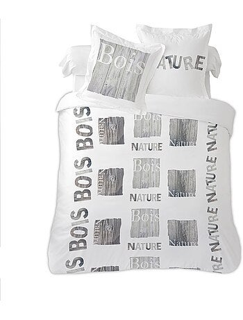 Housse de couette Forest + taie(s) coton 57 fils