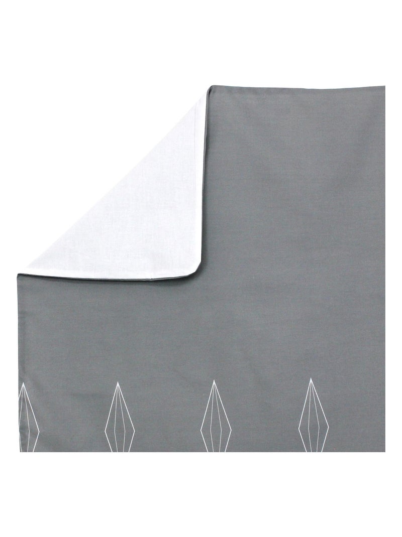 Housse de couette FOREVER Gris - Kiabi
