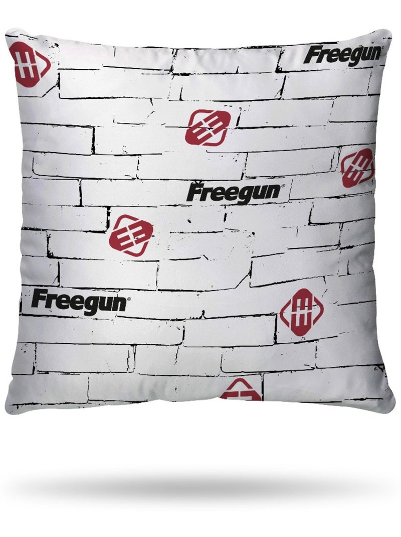 Housse de couette Freegun Skateboard 200x200 cm - 100% Coton Blanc - Kiabi