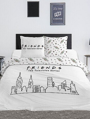 Housse de couette 'Friends' 240x220 et 63x63 cm