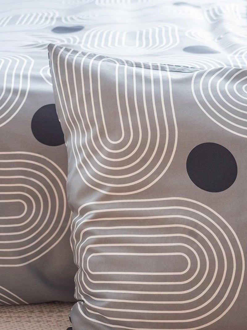 Housse de couette  Frogguies + taie(s) microfibre Gris - Kiabi