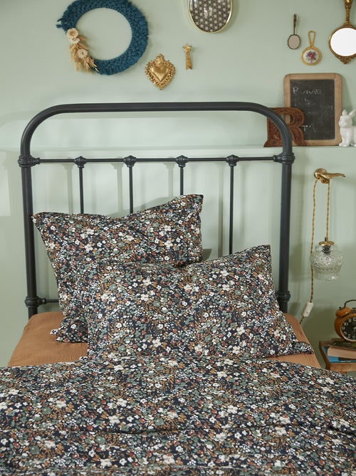 Housse de couette Gaze Coton Capucine - Kiabi Housse de couette Gaze Coton Capucine - Kiabi