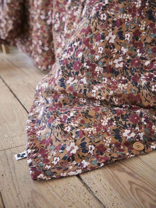 Housse de couette Gaze Coton Capucine - Kiabi Housse de couette Gaze Coton Capucine - Kiabi