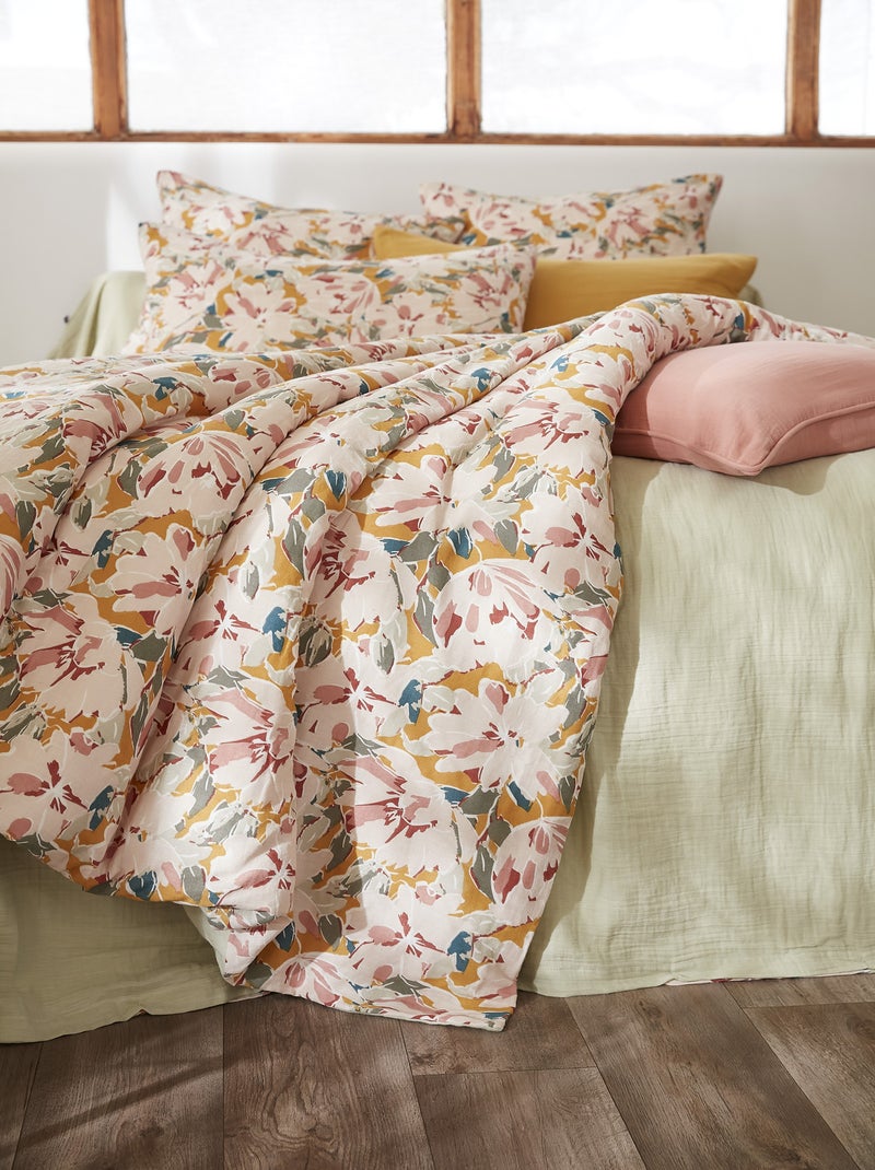 Housse de couette Gaze Coton Clarence Vert - Kiabi