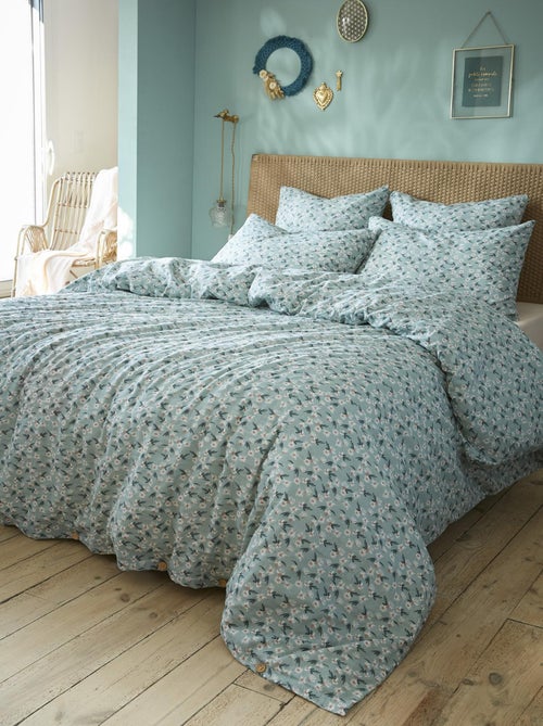 Housse de couette Gaze Coton Marguerite - Kiabi Housse de couette Gaze Coton Marguerite - Kiabi