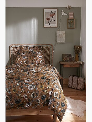 Housse de couette gaze de coton 140 x 200 Camelia