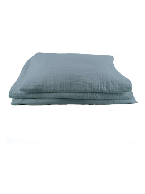 Housse de couette gaze de coton CASSIS - Kiabi