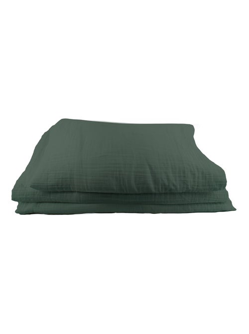 Housse de couette gaze de coton CASSIS - Kiabi