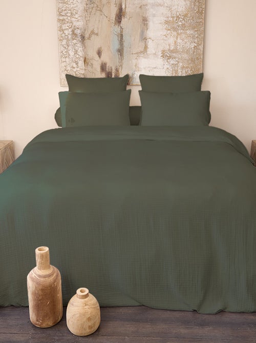 Housse de couette gaze de coton CASSIS - Kiabi