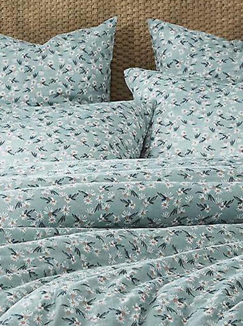 Housse de couette Gaze de Coton Magui Bleu - Kiabi