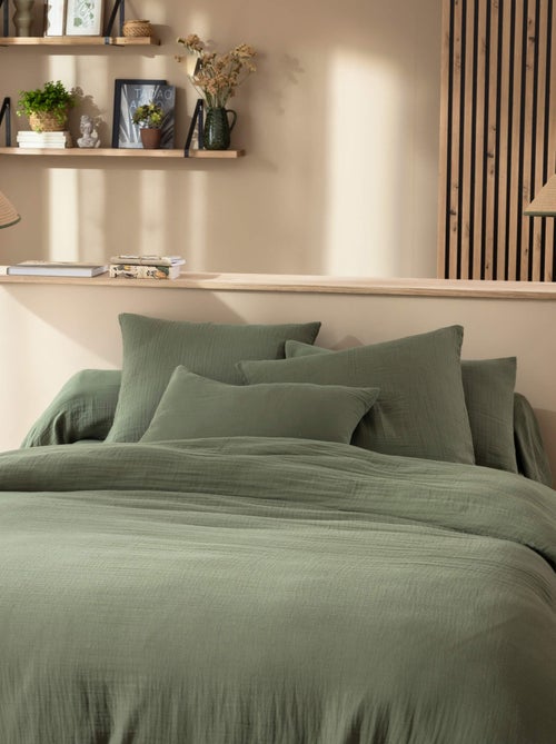 Housse de couette gaze de coton NOA - Kiabi Housse de couette gaze de coton NOA - Kiabi