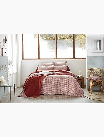 Housse de couette gaze de coton reversible Vickie