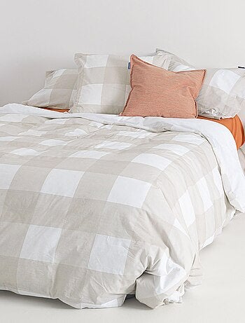 Housse de couette Gingham "Happyfriday