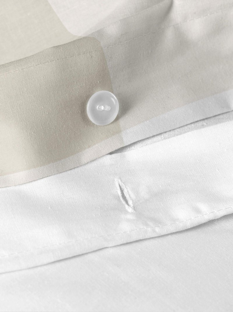 Housse de couette Gingham "Happyfriday" Beige - Kiabi